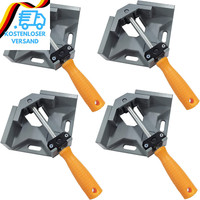 4 StüCk Winkelspanner 90 Grad, Aluminium-Legierung Eckspanner, Mit Swing Kiefer,