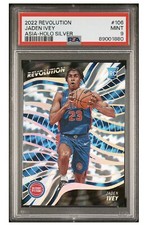 2022-23 panini revolution Jaden Ivey asia holo silver RC /75 #106 PSA 9 POP 3