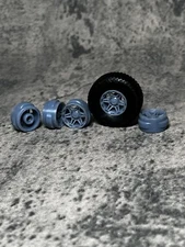 Resin Wheel Upgrade For 2021 AMT Bronco Model Kit