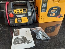 Halfords 6-in-1 Jump Starter Power Pack, Tyre Inflator, AC, USB & LED Torch