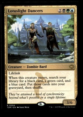 Lotuslight Dancers 204 Rare Tarkir: Dragonstorm Magic: The Gathering Near Mint