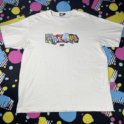 Kith Marvel Spider-Man Comic Covers Tee Sandrift Size XL