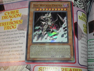 THE WICKED ERASER Card Ultra Rare Limited Ed. JUMP-EN016 Shonen Jump Sept 2007