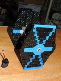 2005 Lego Star Wars 7263 Tie Fighter with Light Up Vader 100% complete manual