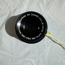  Mint Condition Wollensak graphic raptar wide field 210mm 8 1/4 in f/6.8  86 