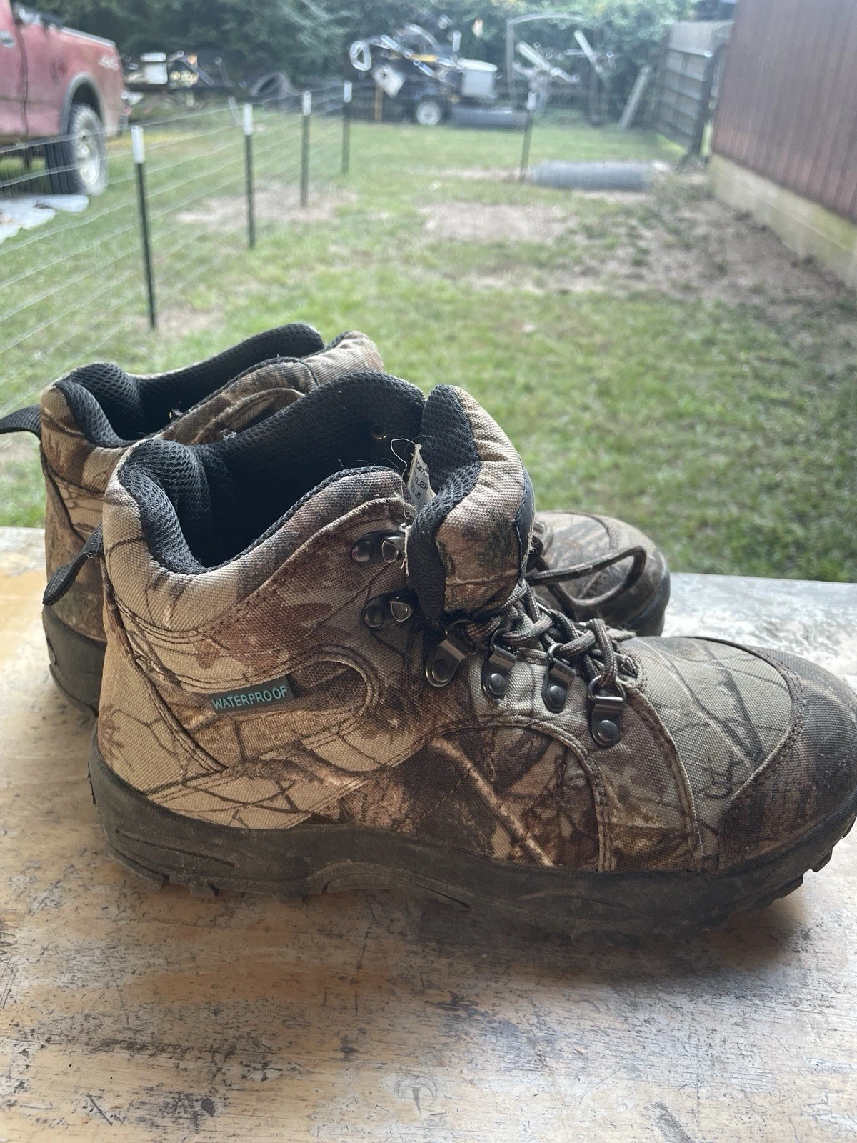 ITASCA Mens Size 8 Waterproof Realtree Camo Boots Hunting Hiking Camping
Opens in a new window or ta