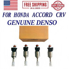 4pcs Fuel Injectors Oem For 2013-2017 Honda Accord Cr-v 2.4l I4 16450-5la-a01