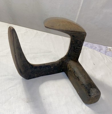 VTG CAST IRON DRAGON/DRACON NO.2 COBBLER'S SHOE REPAIR ANVIL - RARE REVERSED ''N''