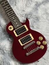 Mini Guitar 6 String Maple Neck Rose Wood Fingerboard Cherry Red