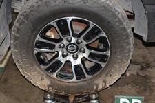 17-24 Titan 18x8 Alloy Rim Machined Black Factory Oem 6 Six Spoke Wheel
