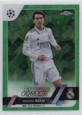2022 Chrome Sapphire Edition UEFA Club Competitions Green /70 Takuhiro Nakai 7iu