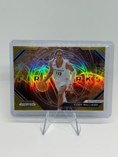 2024-25 Panini Prizm Draft Picks - Cody Williams Gold Fireworks Rookie /10 SSP