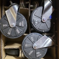 8 - Gatekeeper Smart Wheel Caster 5 inch W-9470B-C / Case Of 8