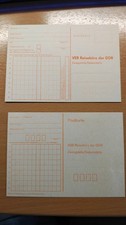 DDR  - 2x Bestellscheine - VEB Reisebüro der DDR