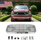 Front Grille for 2013-2018 Dodge RAM 1500 Big Horn Chrome Bumper Grill w/Letters