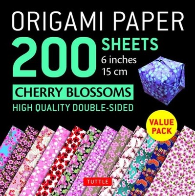 Origami Paper 200 sheets Cherry Blossoms 6 inch 15 cm by Tuttle Publishing