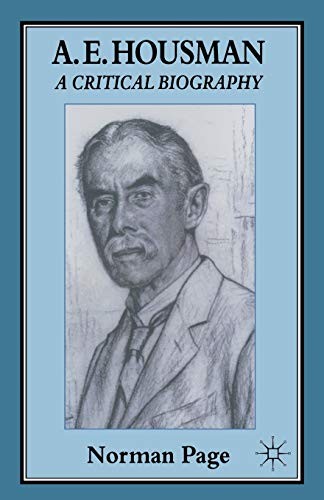 A E Housman A Critical Biography by Norman Page PAPERBACK - Image 4