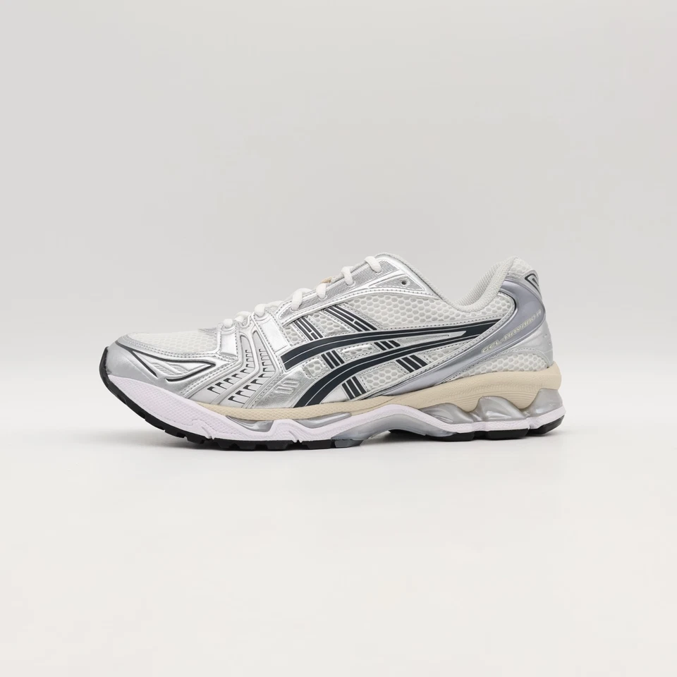 1203A537-110 Asics Gel-Kayano 14 blanco gris grafito (para hombre) - Imagen 2 de 4