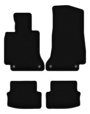 Velours Fußmatten für Mercedes C W205 Bj. 2015-  4-tlg Automatten Passgenau