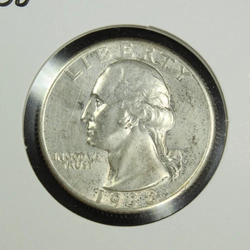 1938-P Washington Quarter - AU++/UNC