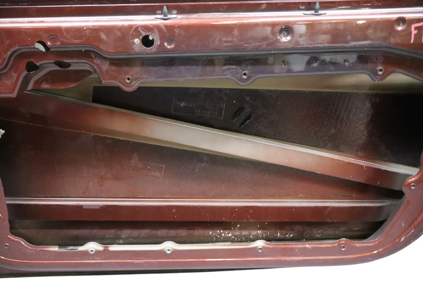 03-09 Bentley Continental GT GTC Right Side Door Shell Panel 3W8831056C OEM