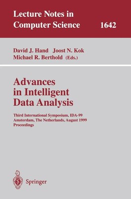 Advances in Intelligent Data Analysis | David J Hand (u. a.) | Taschenbuch