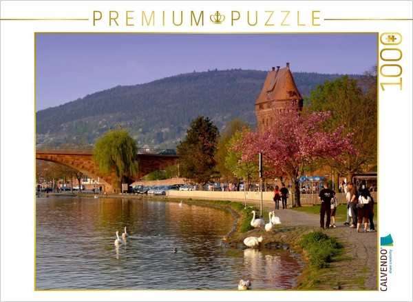 Calvendo Puzzle Miltenberg, The Riverside Promenade In The Evening Light | 1000-image