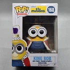 King Bob #168 ~ Funko Pop Movies Minions in Protector (Flaws)
