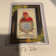 Dunn, Adam - 2008 Allen & Ginter - Swatch