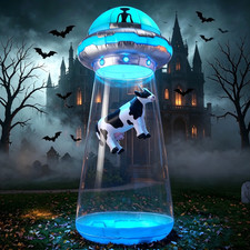 9 Ft Halloween Inflatable UFO Alien Decoration