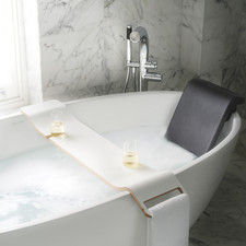 Victoria & Albert Tombolo 8 Contemporary Bath Rack 800mm White