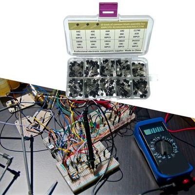 300x 10 Values Transistor Assorted Kit, Components DIY Electronic Circuit Triode