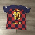 NIKE FC Barcelona Soccer Jersey, Size Youth Kid Lionel Messi Rakuten Size 22 — photo 5