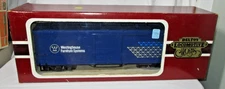 DELTON LOCOMOTIVE WORKS G SCALE 4255W 'WESTINGHOUSE " BOXCAR IOB