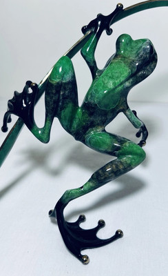 K3805 1992s FROGMAN Tim Cotteril カエル アート Tim Cotterill Frog Man カエルの置物