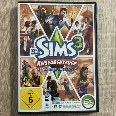 Die Sims 3 Reiseabenteuer Erweiterungspack PC/Mac DVD-ROM USK 6
