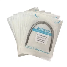 Dental Orthodontic Stainless Steel Wire Round/Rectangular Arch Wires Natural