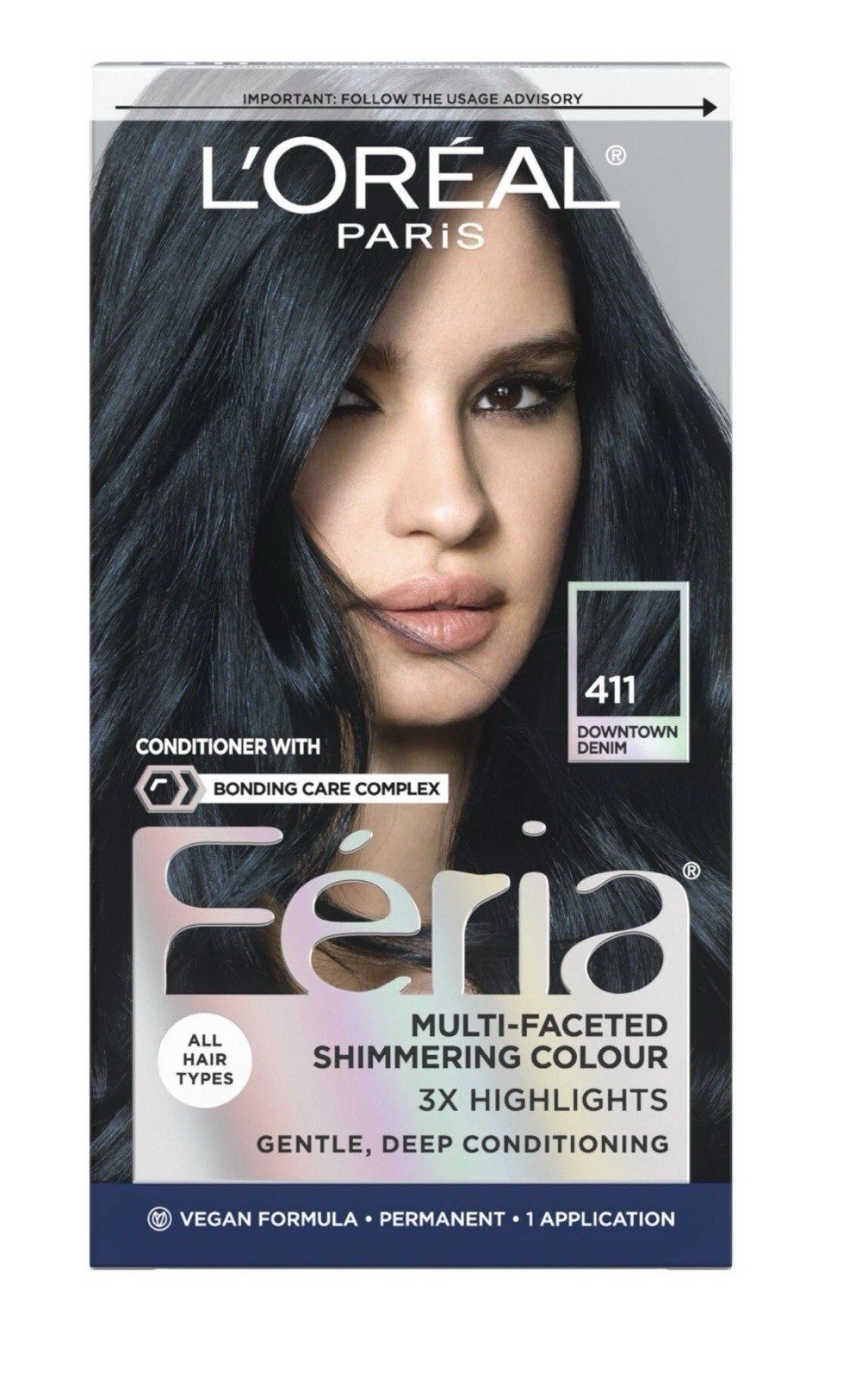 L&rsquo;Or&eacute;al Paris Feria Permanent Hair Color, 411 Downtown De