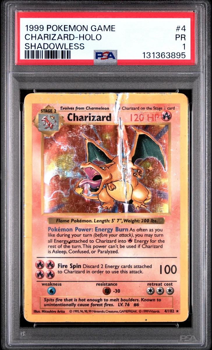 Shadowless Pokémon Charizard Individual Cards for sale - eBay