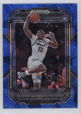 2023-24 Panini Prizm Draft Picks Blue Ice 2/99 Olivier-Maxence Prosper #44 0v2h