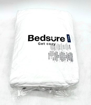 Bedsure Get Cozy Basic Comforter Size 102 X 90 Inches - White