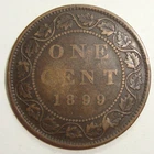 1899 Canada Large Cent — photo from another recent sale