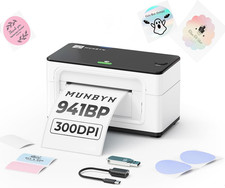 Bluetooth Thermal Label Printer 941BP, 300DPI Wireless 4X6 Shipping