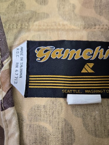 Vtg Gamehide Camo Hunting Vest Waterfowl Duck Upland Game Pouch Shell Flaps Sz M - Picture 19 of 20