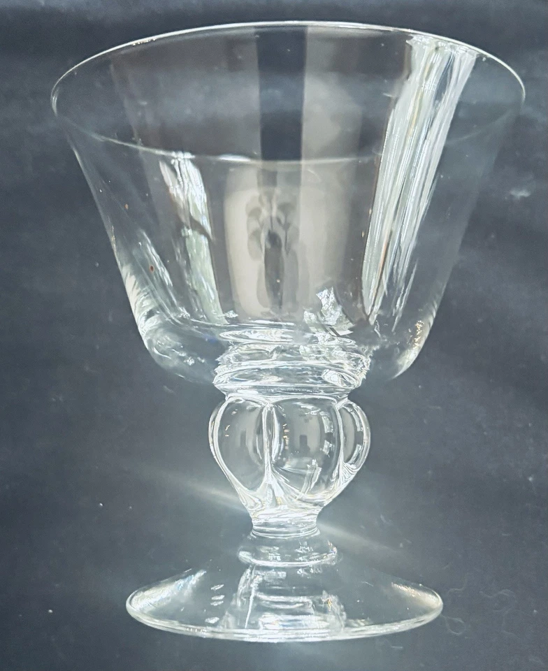 Copas de cóctel vintage de champán Seneca Ingrid 8 oz. Vástago lóbulo bola SUECIA (5) Foto 4 de 4