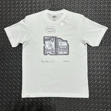 Uniqlo Pokemon Daniel Arsham Shirt Pokedex Squirtle White Men's Size Small NEW