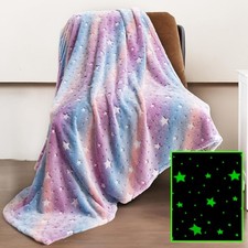 Kuscheldecke Winthome Stern 120x150cm Glow In The Dark