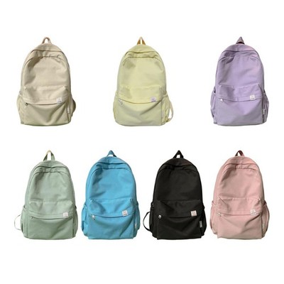 Einfarbiger Rucksack leicht klassisch süß ästhetisch