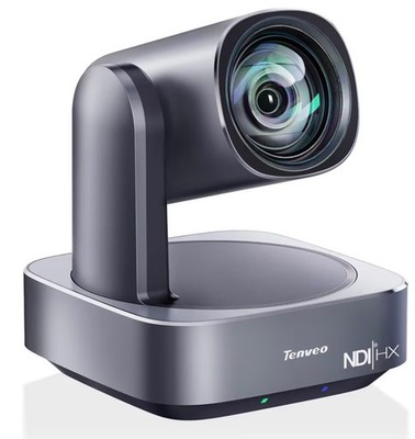 NDI PTZ Camera 4K AI Auto-Tracking 12X Optical Zoom USB3.0 LAN PoE HDMI Wide Ang