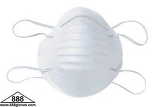 White Nuisance Dust Mask Heavy Duty- Double Strap - 90-5020D - 1000 Face Masks